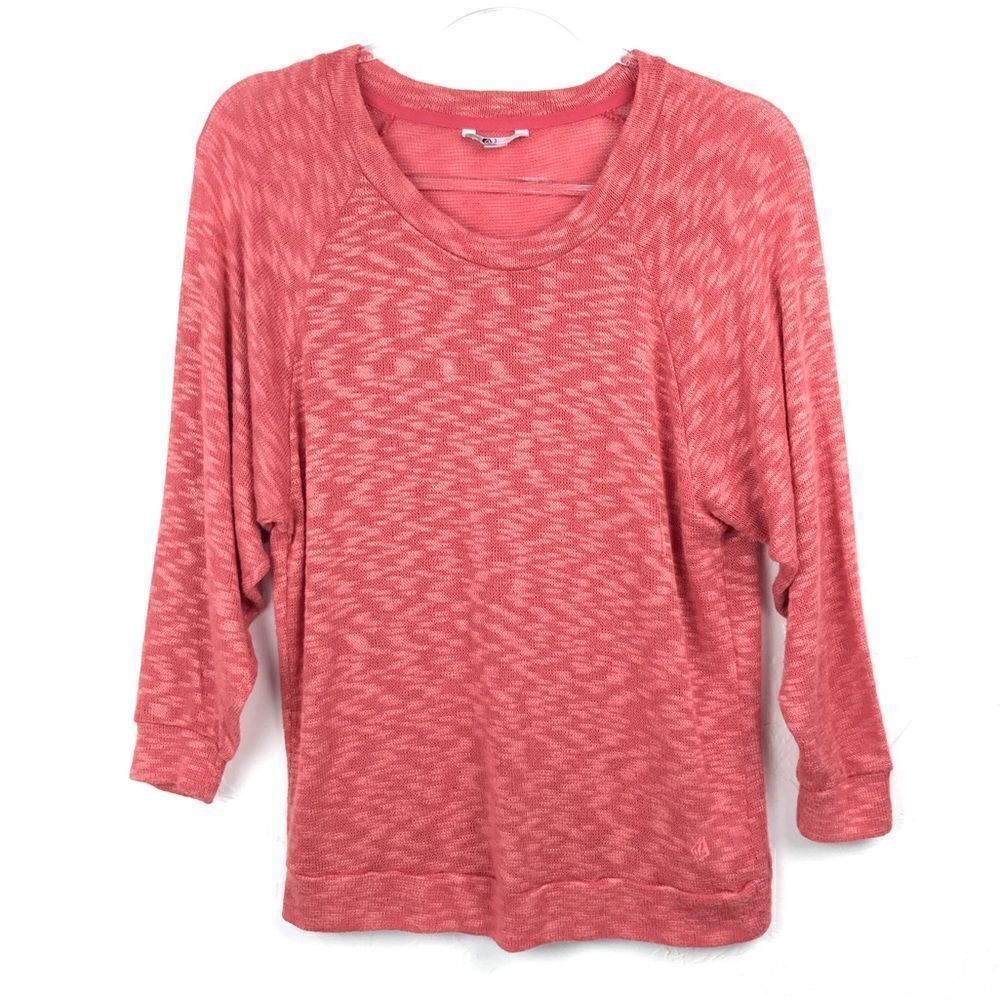 Volcom Long Sleeve Oh Boy Sweater Top Small